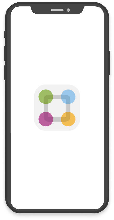 Mobile phone with ParentSquare logo